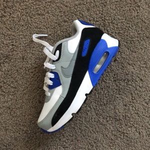 Nike Air Max blue black and white